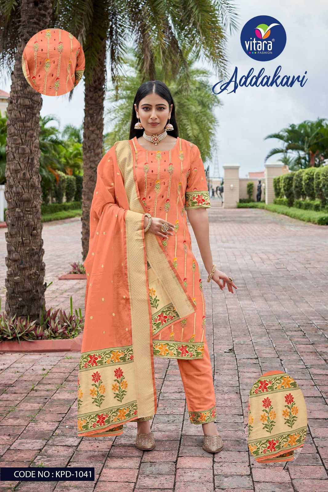 Vitara Adakari 1039 To 1042 Fancy Designer Ready Made Collection
